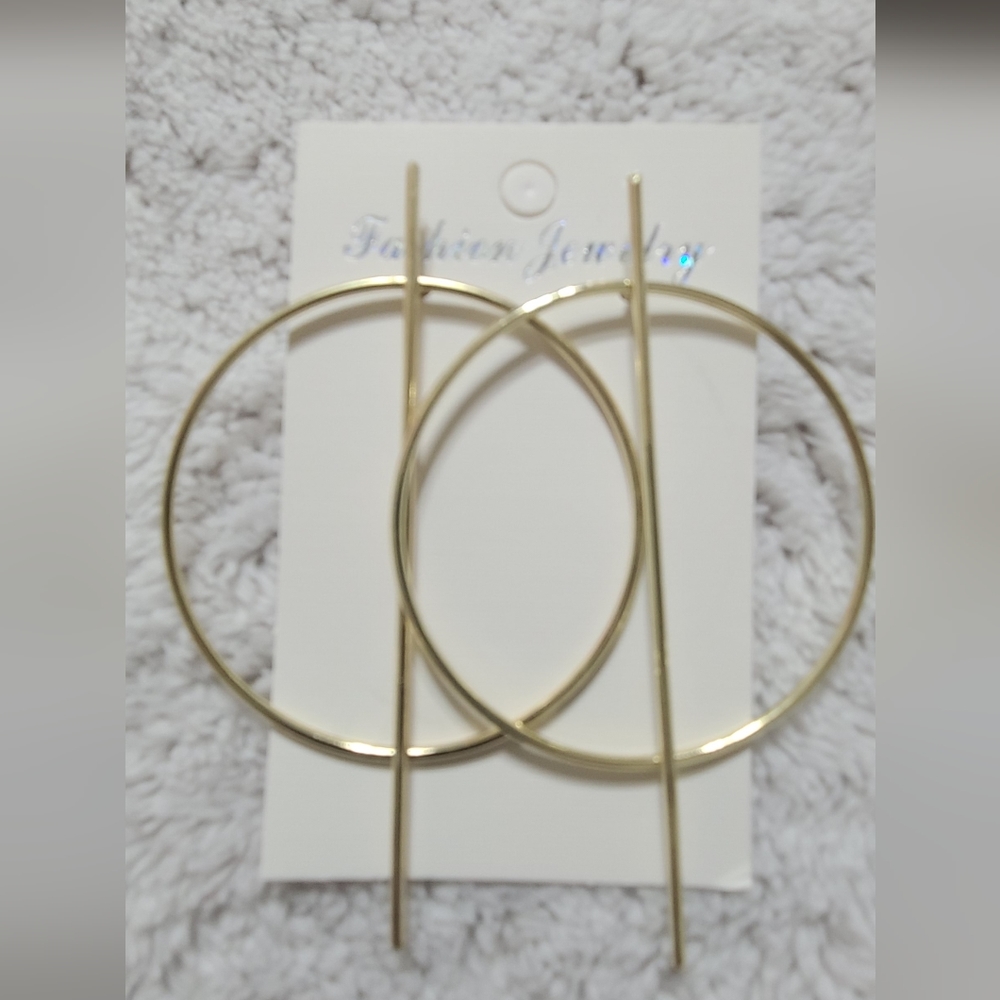 Gold earrings - Picture 3 of 4